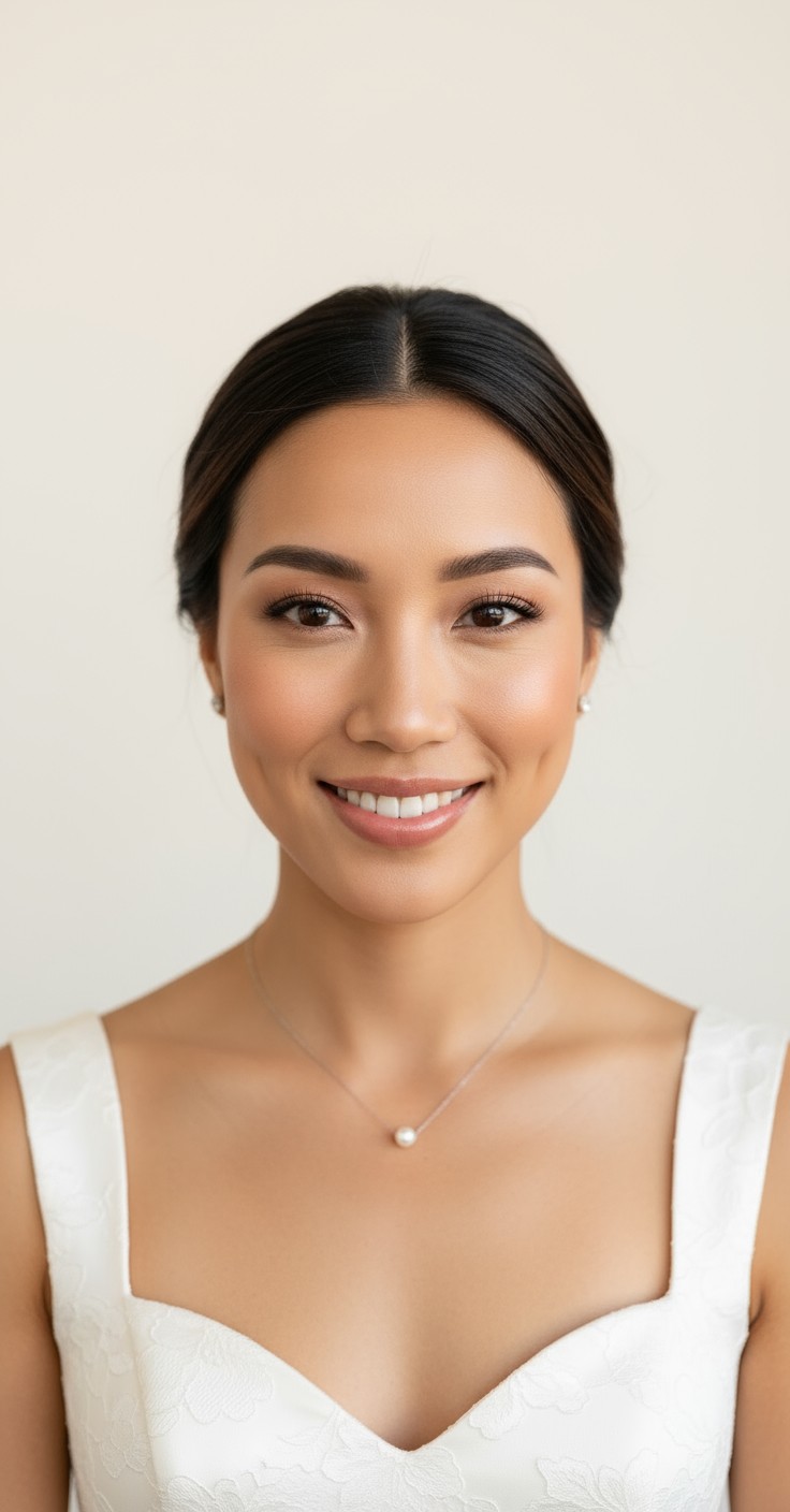 After Bridal Low Updo